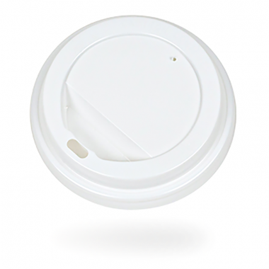 Sip through lids - White