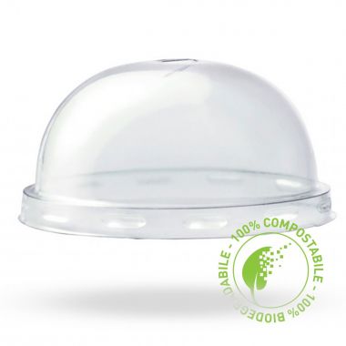 coperchi a cupola compostabili PLA