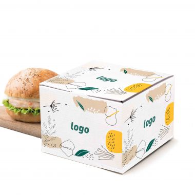 Boîte de hamburger de papier d'emballage d'hamburger de carton de caté –  Fastfoodpak