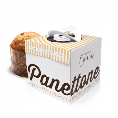 SCATOLA PANETTONE MODELLO CHIC 23 x 23 x 21 cm