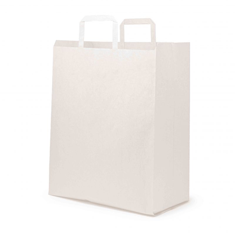 White paper bag  for take away