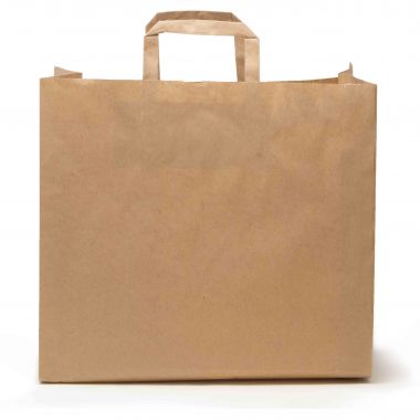 Paper bag 27+22x28 cm with...