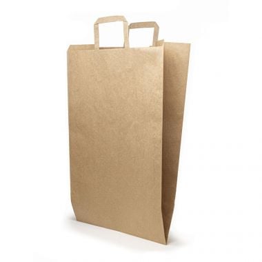 Paper bag 27+22x28 cm with...