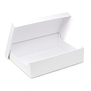 scatola con coperchio in cartoncino