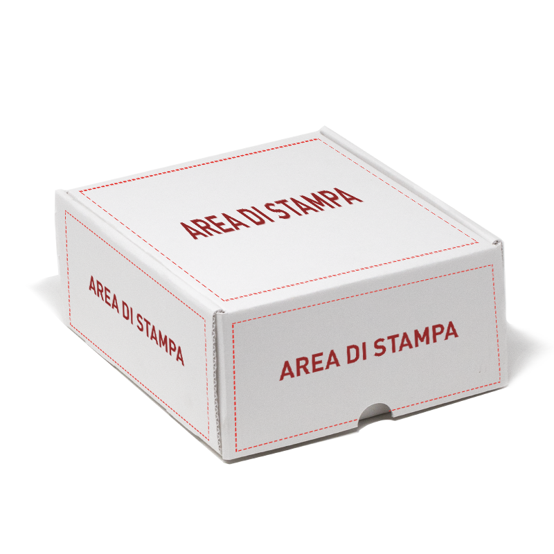 Scatole per spedizioni small 17x14,5x7,5 cm da personalizzare in quadricromia Scatole per spedizioni small 17x14,5x7,5 cm da personalizzare in quadricromia