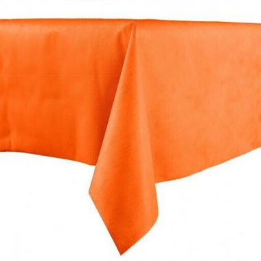 Orange tablecloth 100x100 cm