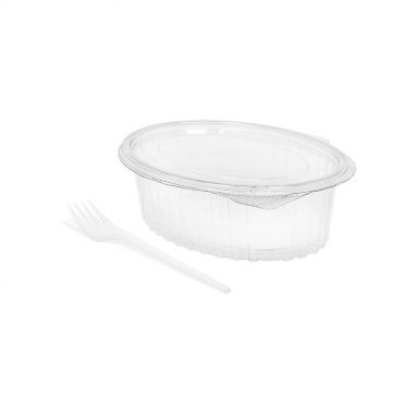 Oval Container with lid 750 ml