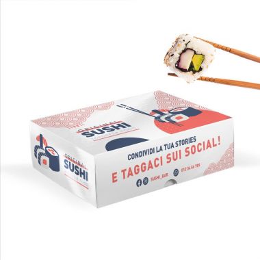 Customised sushi boxes