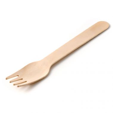 Ecological wooden forks