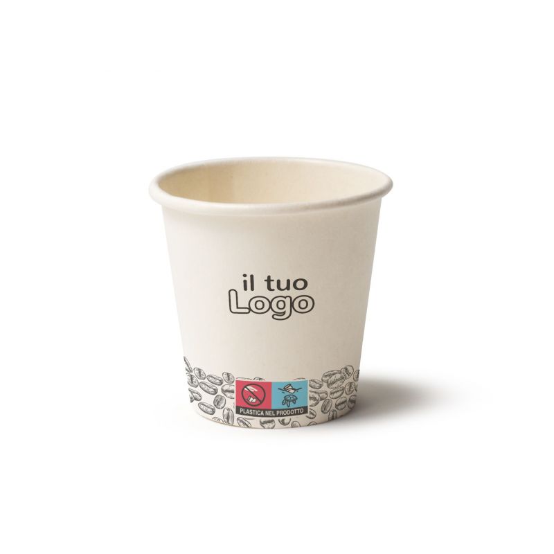 Coffee Paper Cup 70 cc - Chicco White Coffee Paper Cup 70 cc - Chicco White