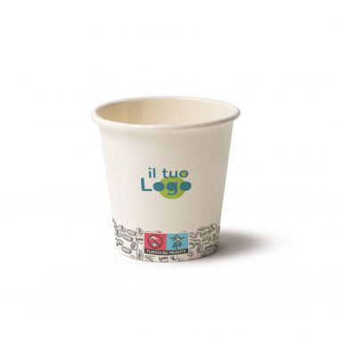 Coffee Paper Cup  70 cc - Chicco White