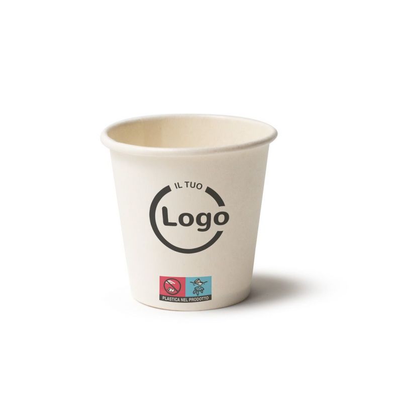 Bicchieri Caffè Cartoncino 70 cc - Bianco Personalizzati Bicchieri Caffè Cartoncino 70 cc - Bianco Personalizzati