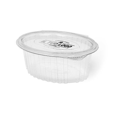 Oval container with lid 375...