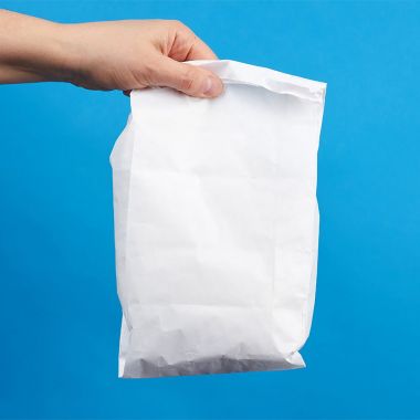White kraft paper bags -...