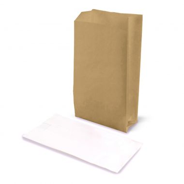 Kraft paper bags base 19 cm...