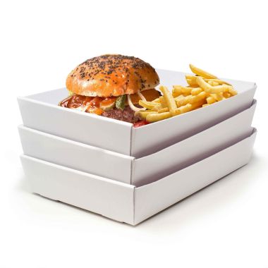 Trays for burgers and fried...
