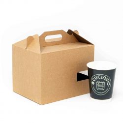 Customizable boxes for take away food
